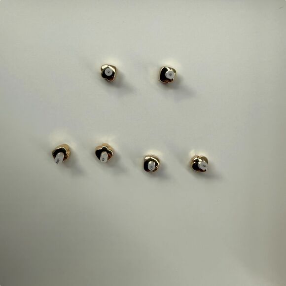 Kate Spade NY Target Stud Earrings Set 3 Pairs Strawberry French Fries Champagne - Picture 10 of 13